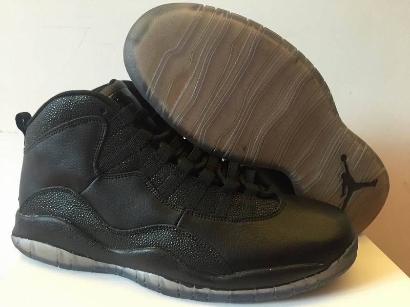 2016 Jordan 10 OVO Black Shoes